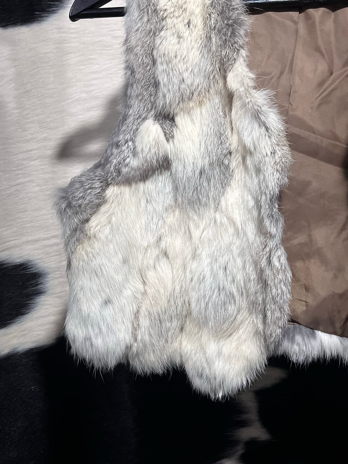 화이트 퍼 베스트 상품이미지2