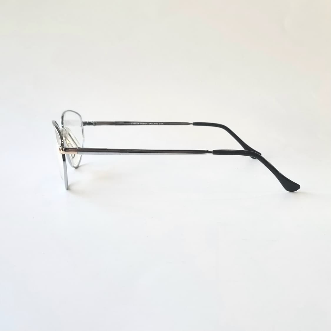 데드스탁 유럽 빈티지  실 버 오벌 빅사이즈 안경테 119 상품이미지5