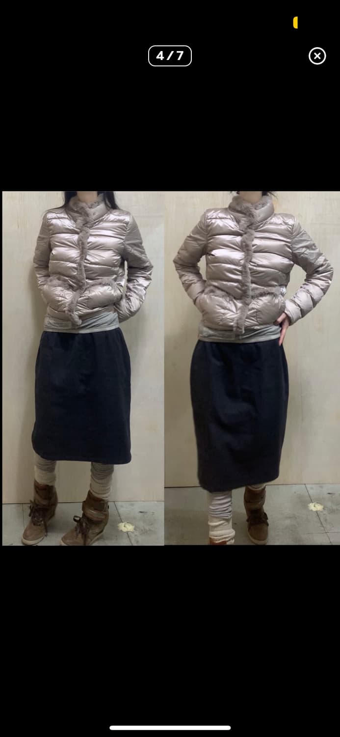 Max Mara 토끼털 경량패딩 상품이미지4