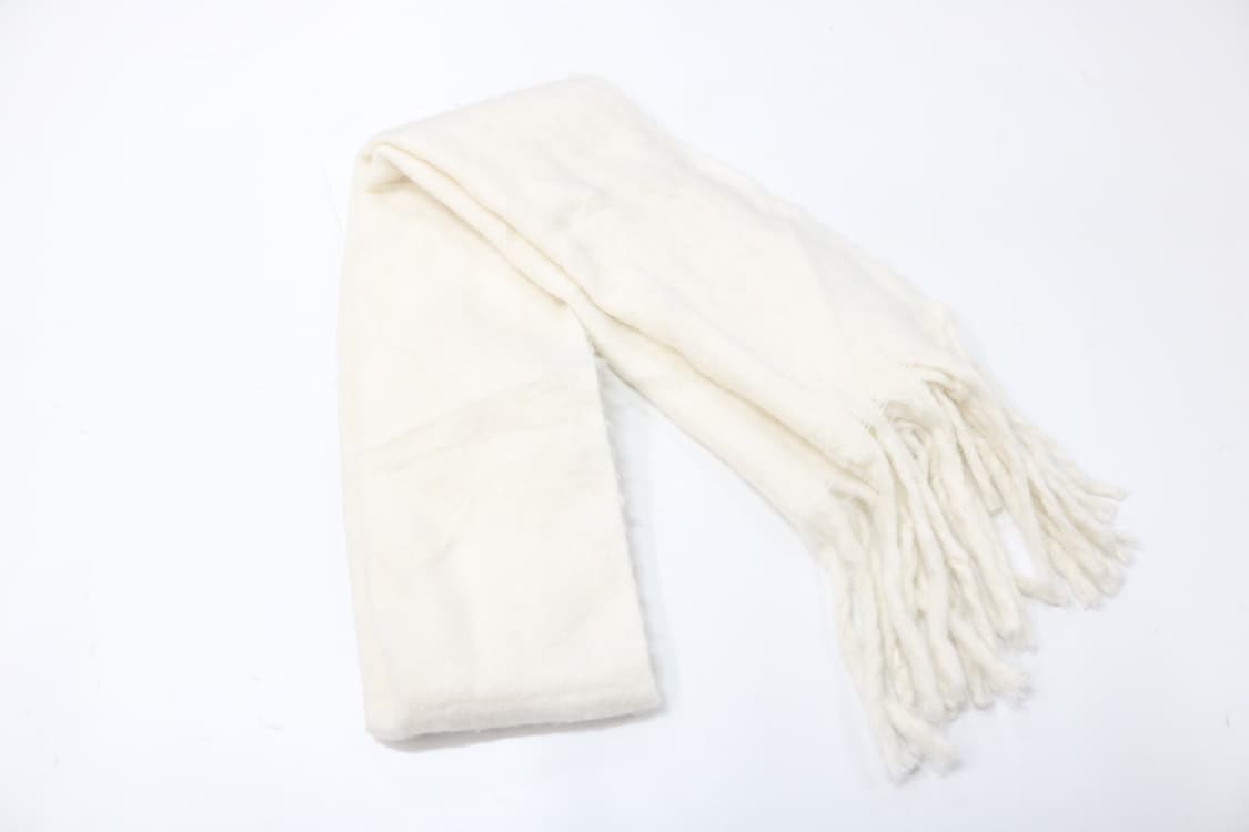 아이보리 모헤어 머플러 상품이미지5