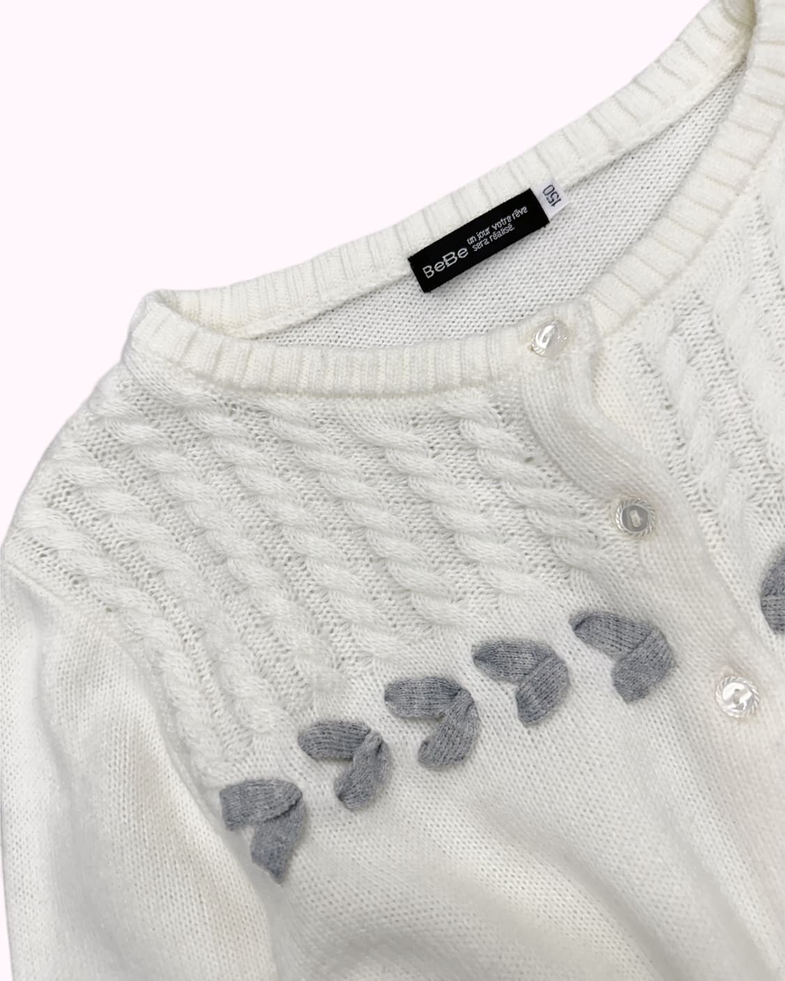 frill ribbon crop cardigan 상품이미지2