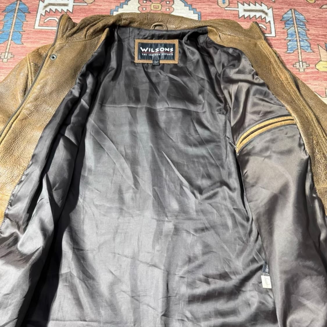 WILSONS 아메리칸 헤리티지 스탠드 칼라 카우하이드 자켓 상품이미지2