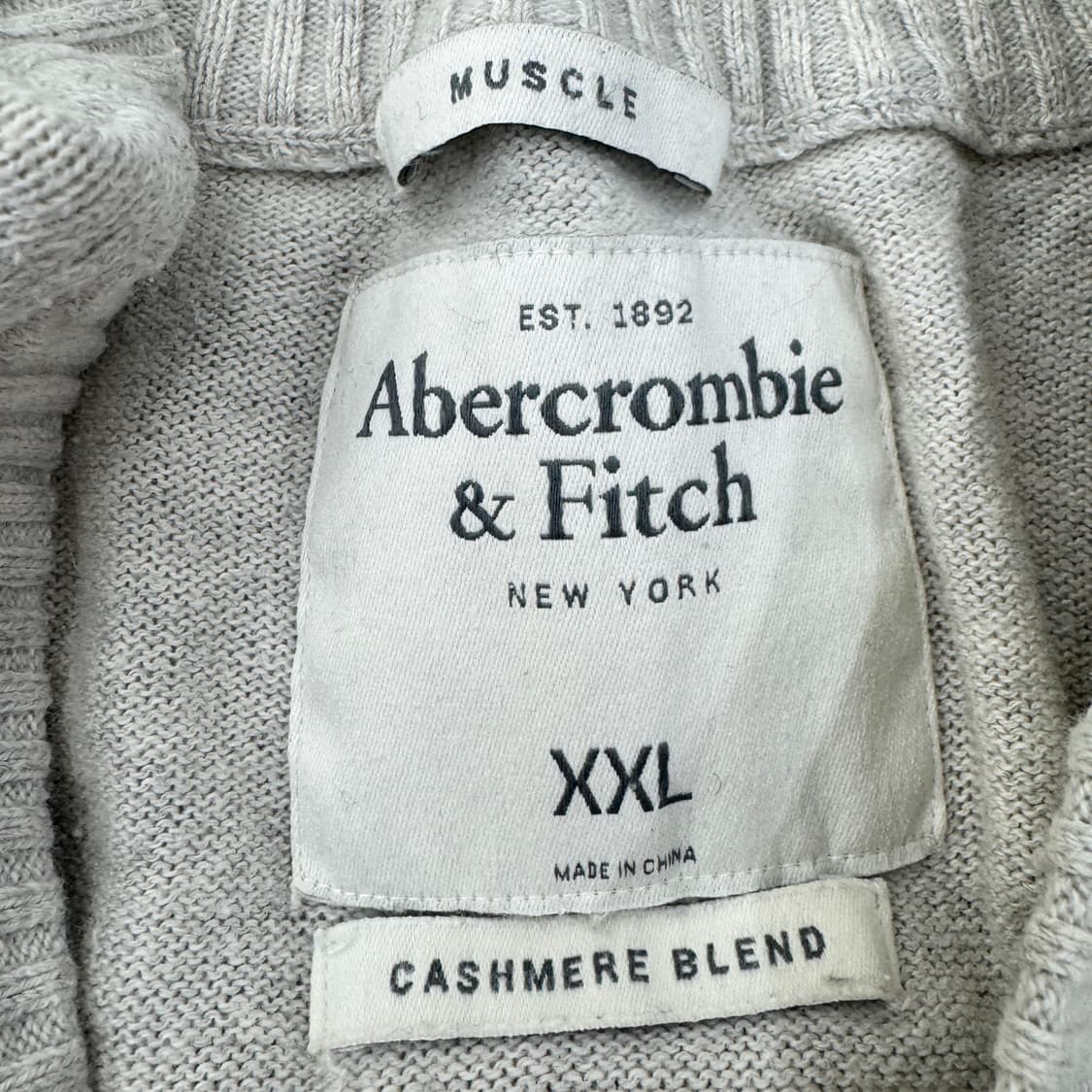 아베크롬비 Y2K 사슴 순록 로고 니트 상품이미지4