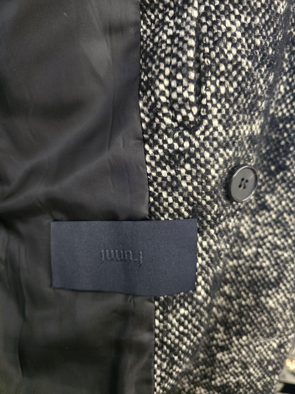 준지 트위드 롱코트 48사이즈(103~105) 상품이미지4