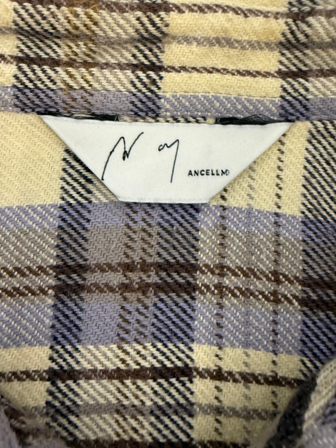 안셀름 NEL CHECK OVER WORK SHIRT 2사이즈 상품이미지4