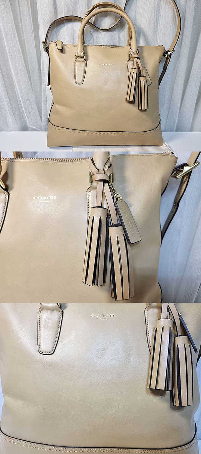 코치 레더 숄더 상품이미지2