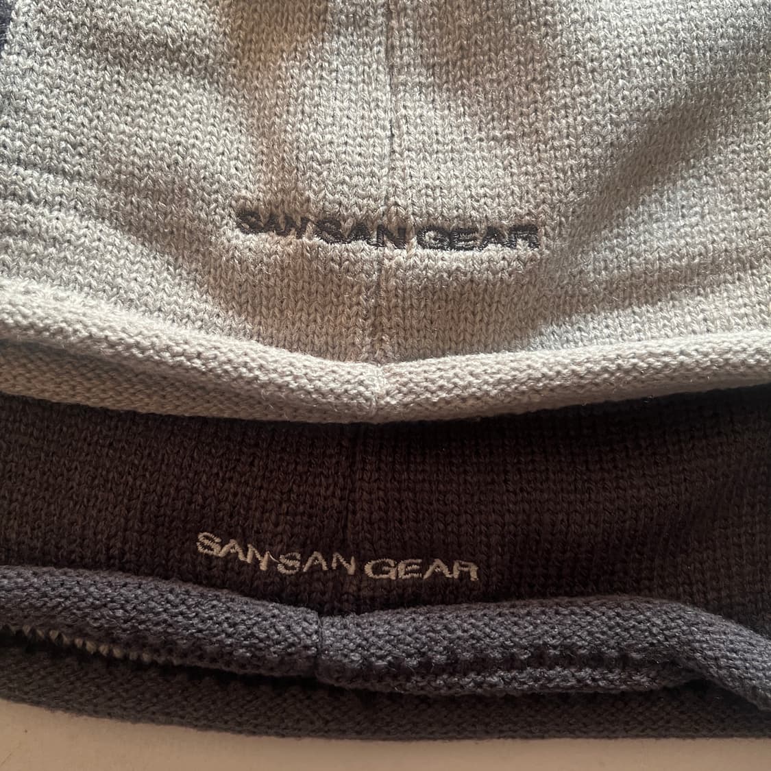 산산기어 비니 2개 차콜 그레이 상품이미지2