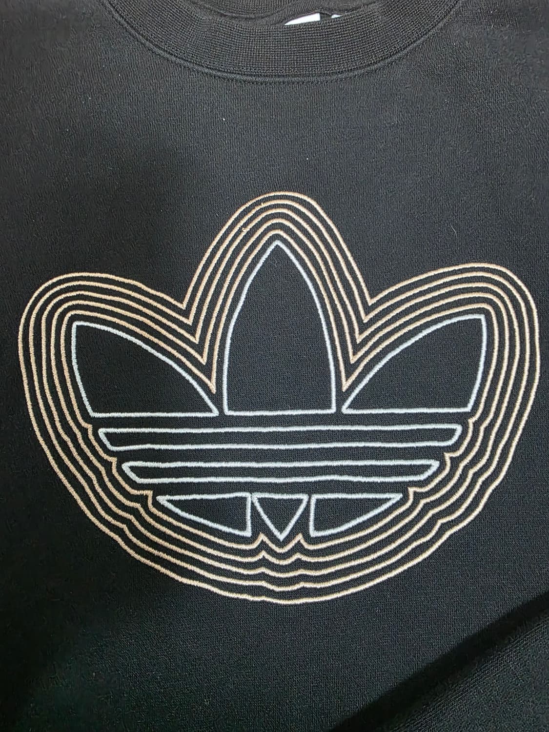 아디다스 트레포일 자수 맨투맨 L 상품이미지3