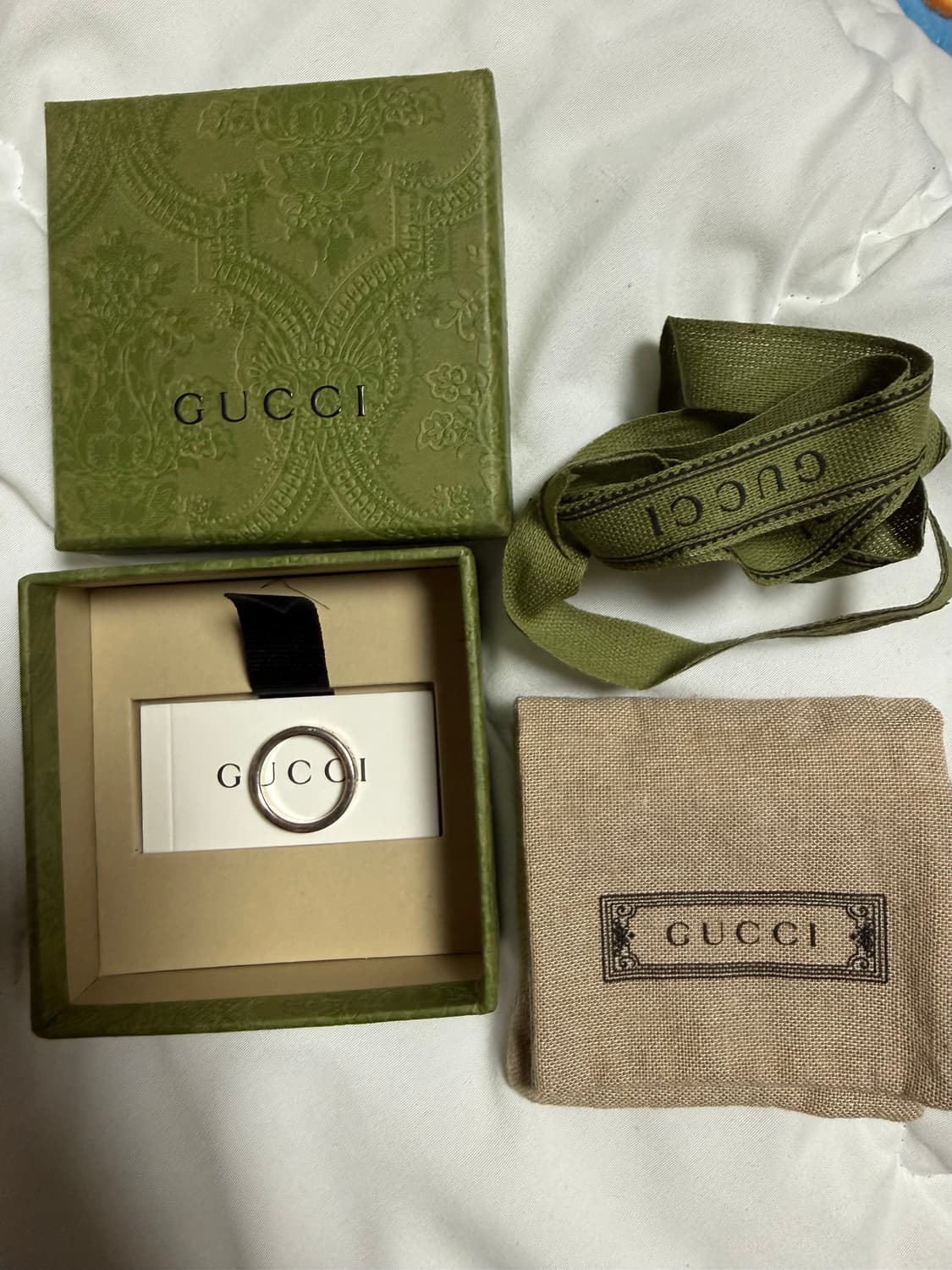 구찌 시그니쳐 GG 링 925 스털링 실버 상품이미지1