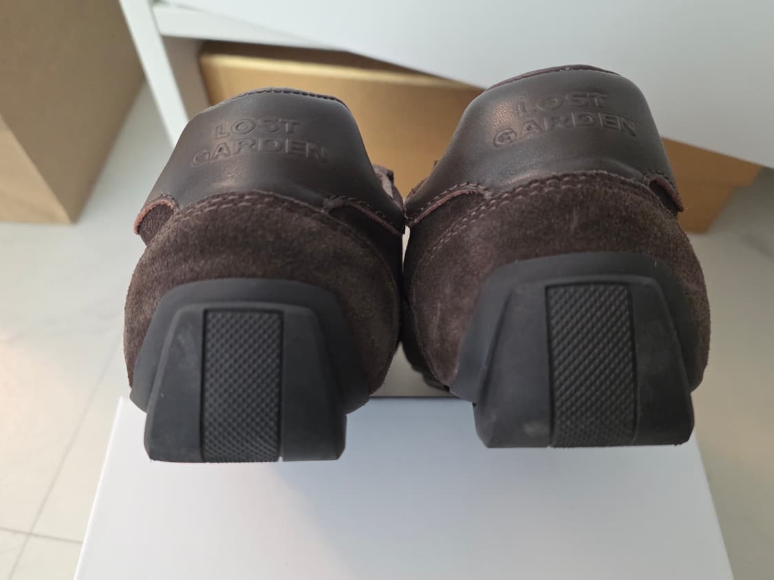 로스트가든 드라이빙 스니커즈 - 스웨이드 브라운 230 상품이미지8