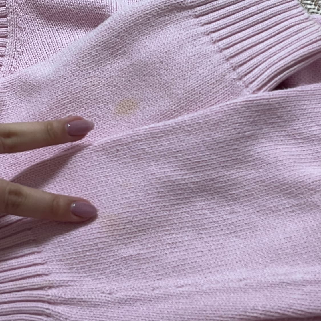 [정품] 폴로 핑크 / 스카이블루포니 라운드 니트 [ S ] 상품이미지7