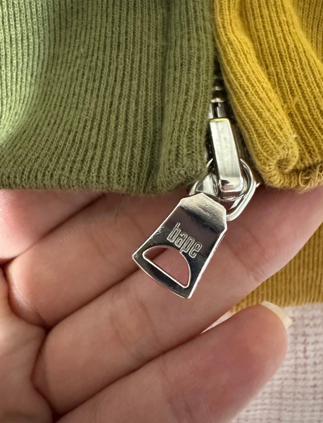 베이프 하프카모샤크 후드집업 L 상품이미지5