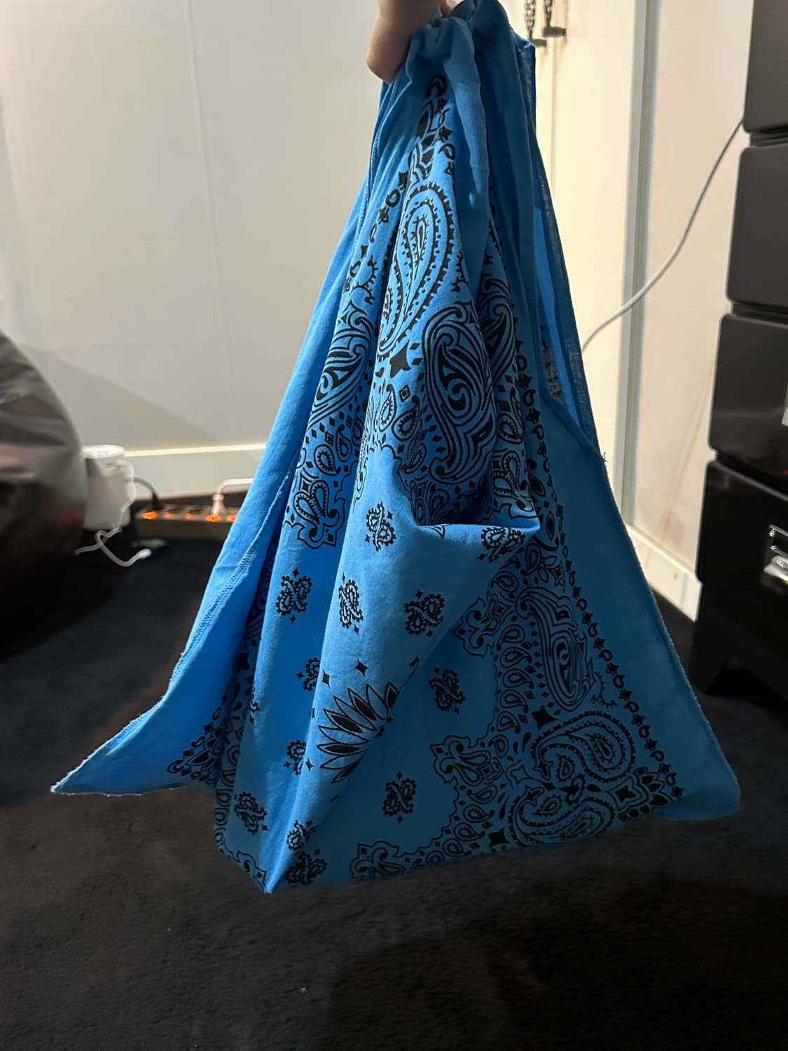 Grandmaison 하바행크 페이즐리 반다나 가방   상품이미지3