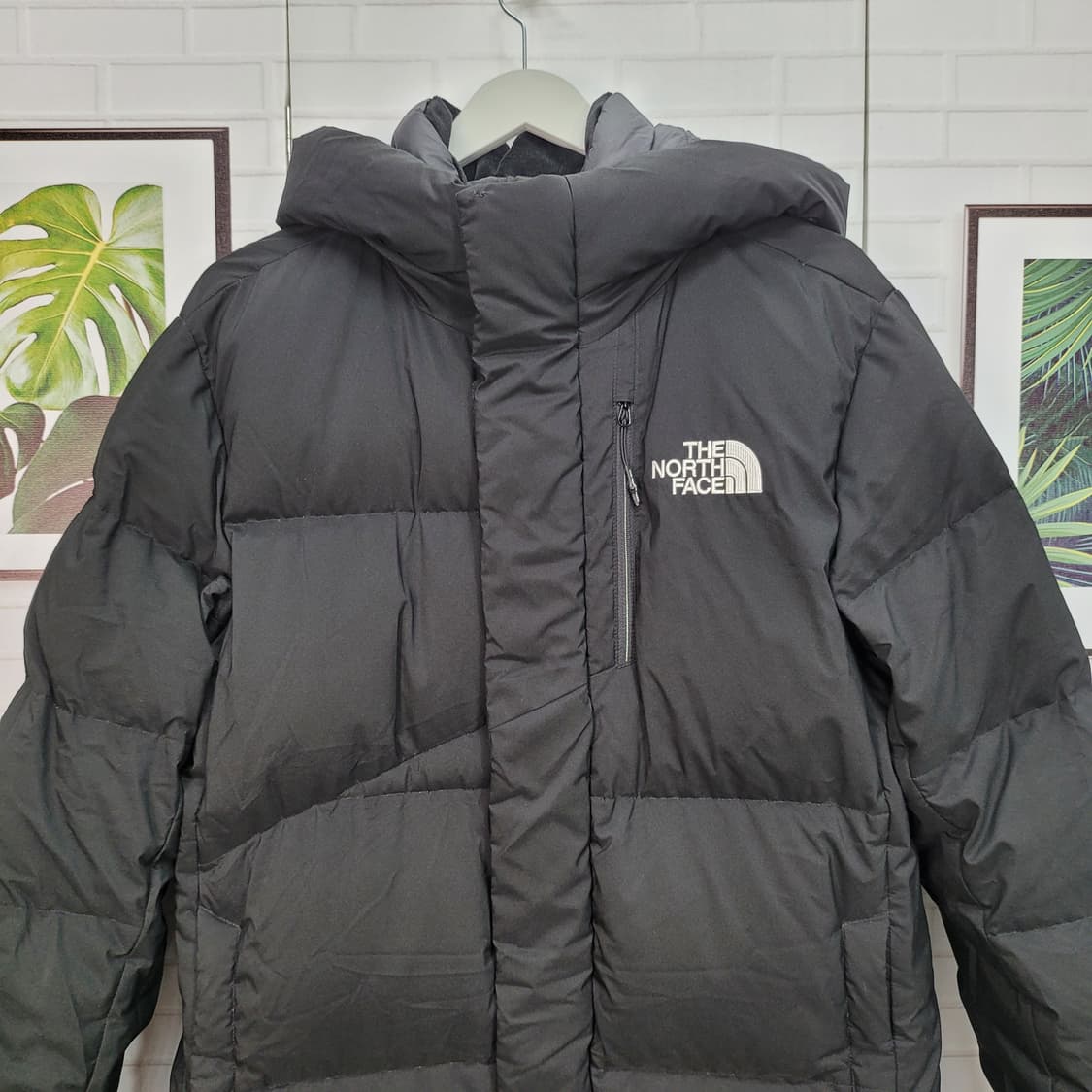 노스페이스 테크 슈퍼 에어 다운 후드 롱패딩 숏패딩 코트 자켓 95사이즈 상품이미지2