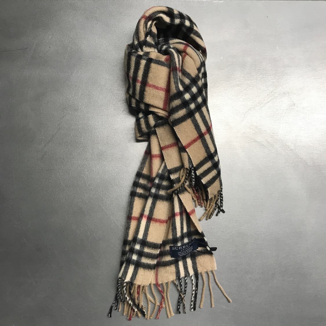 버버리 정품 캐시미어 머플러 베이지 상품이미지1
