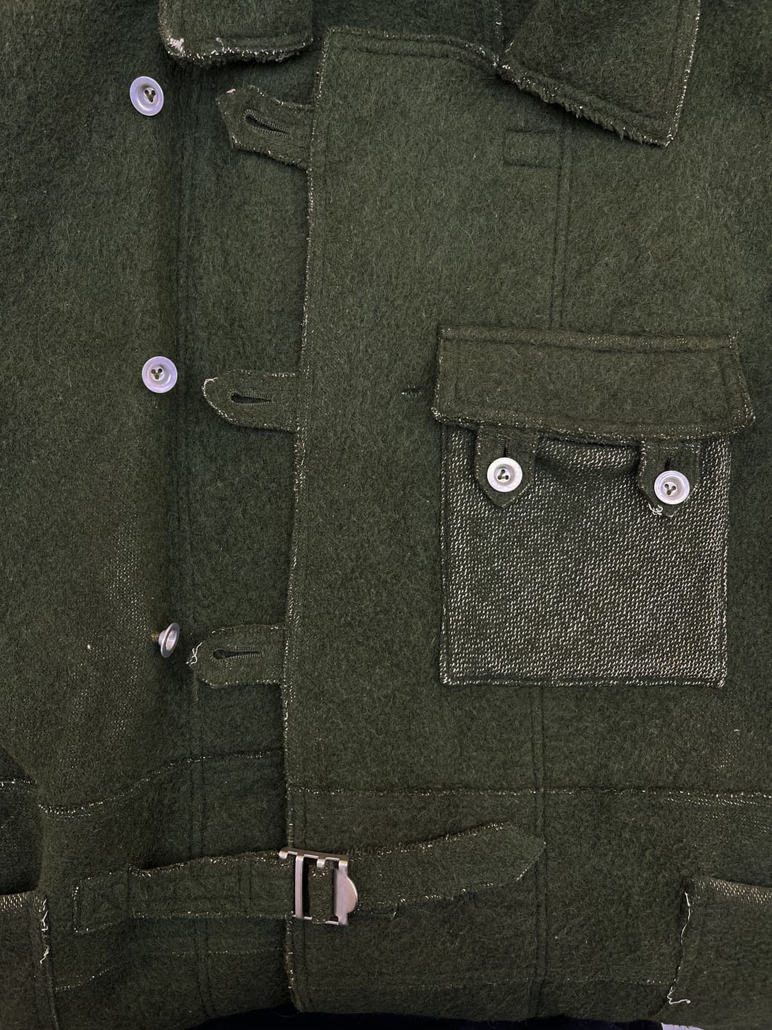 Toll Free Dine Garment  멜톤 울 스웨디시 코트 상품이미지5