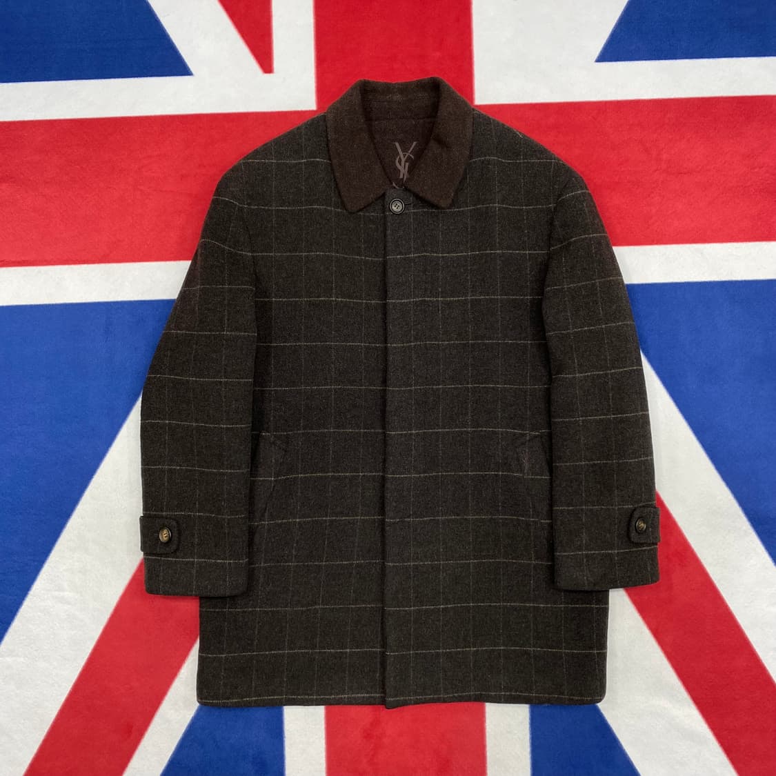 YSL 울 하프코트 100 상품이미지1