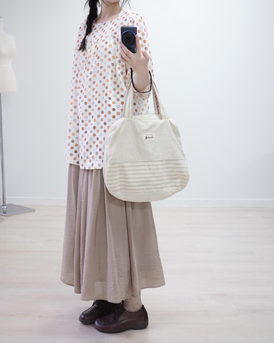  Coral dot blouse 상품이미지2