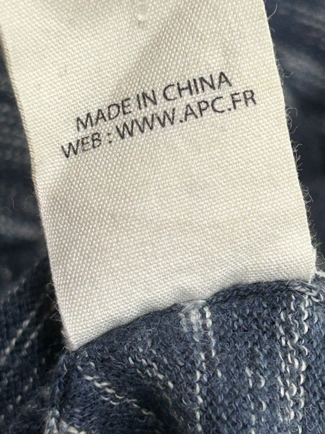 A.P.C. 아페쎄 네이비 톤 가디건 남성 S 90-95 상품이미지8