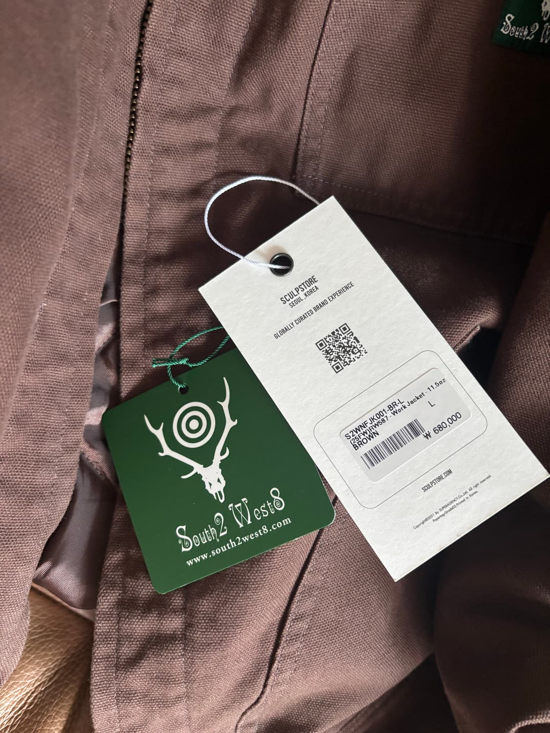 [L] south2 west8 11.5 oz 캔버스자켓 s2w8 상품이미지6
