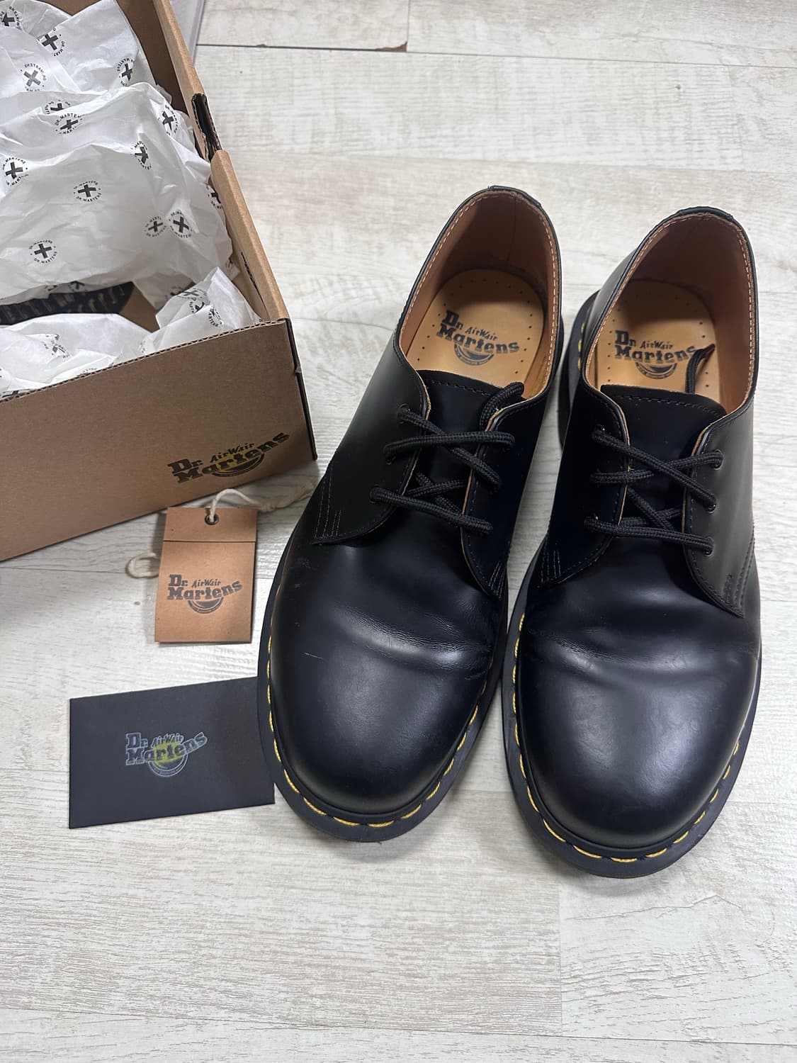 닥터마틴 스무스 1461 블랙 uk8 상품이미지7