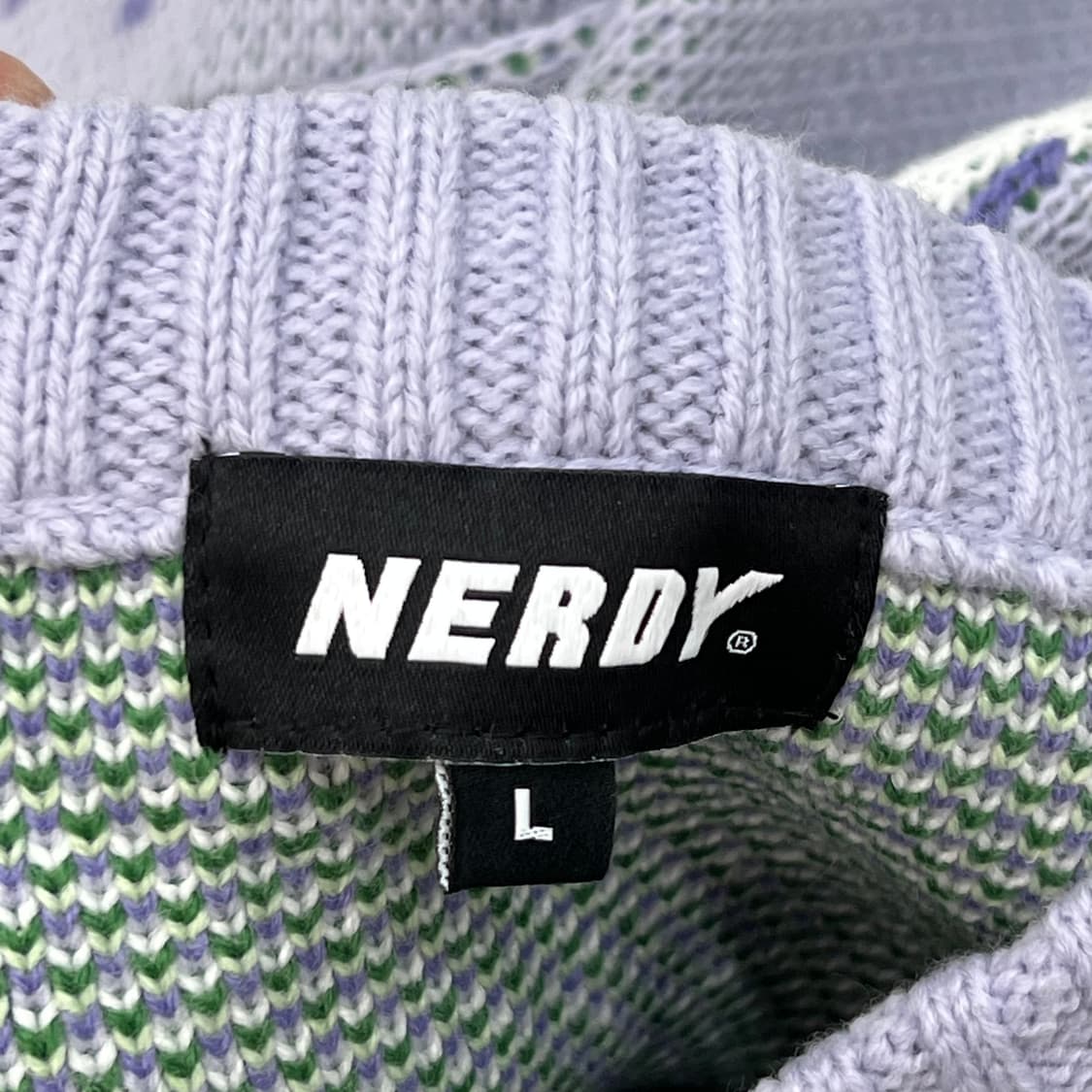 널디 랜드스케이프 패턴 니트 r3233 상품이미지6