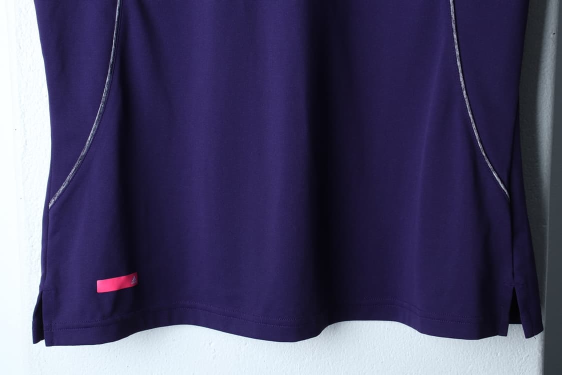 W(XL) 아디다스 반팔 카라 티셔츠 골프 기능성 퍼플-H30318 상품이미지4