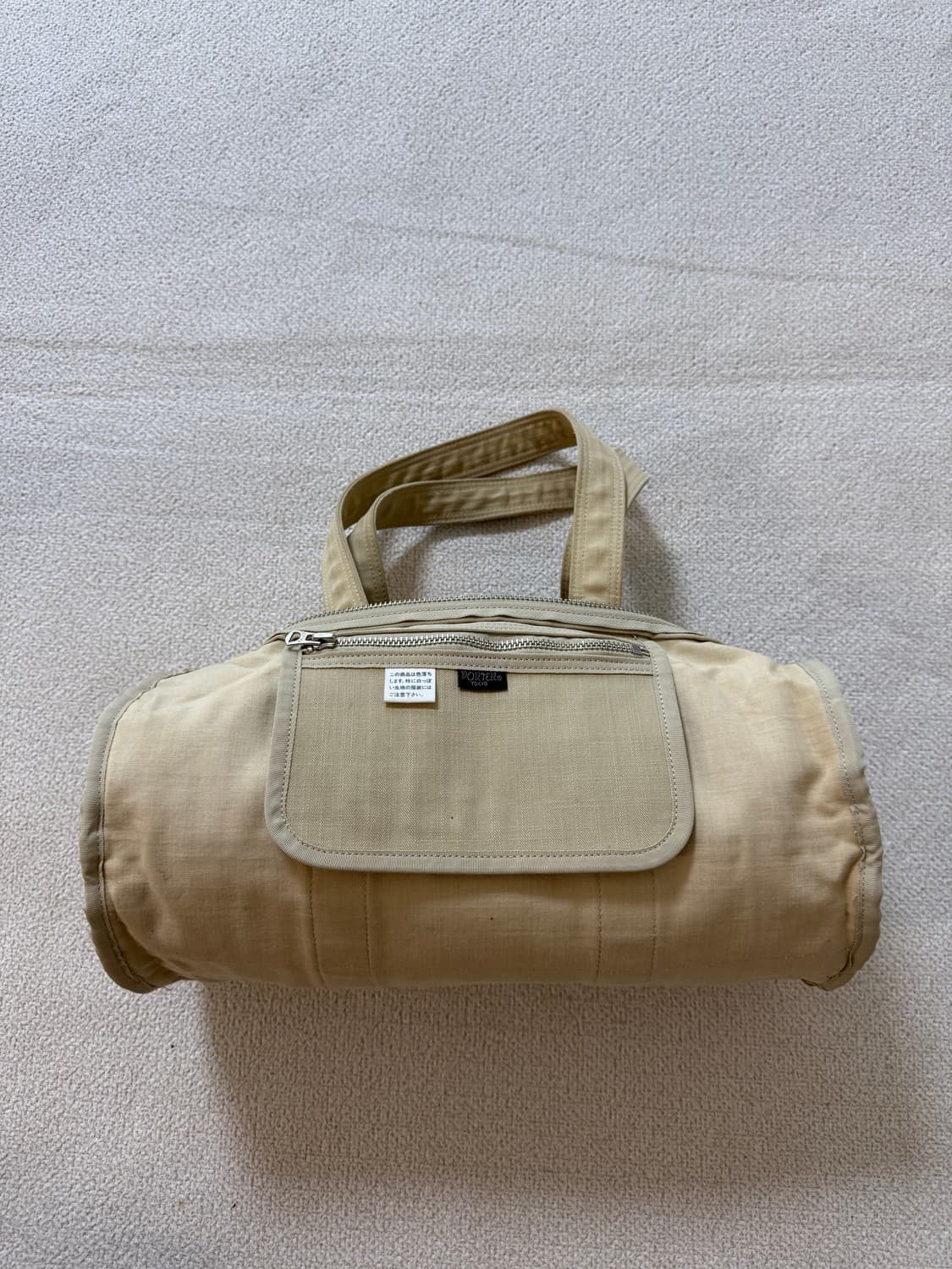 PORTER 포터 캔버스 더플백 L 베이지 색상 상품이미지7