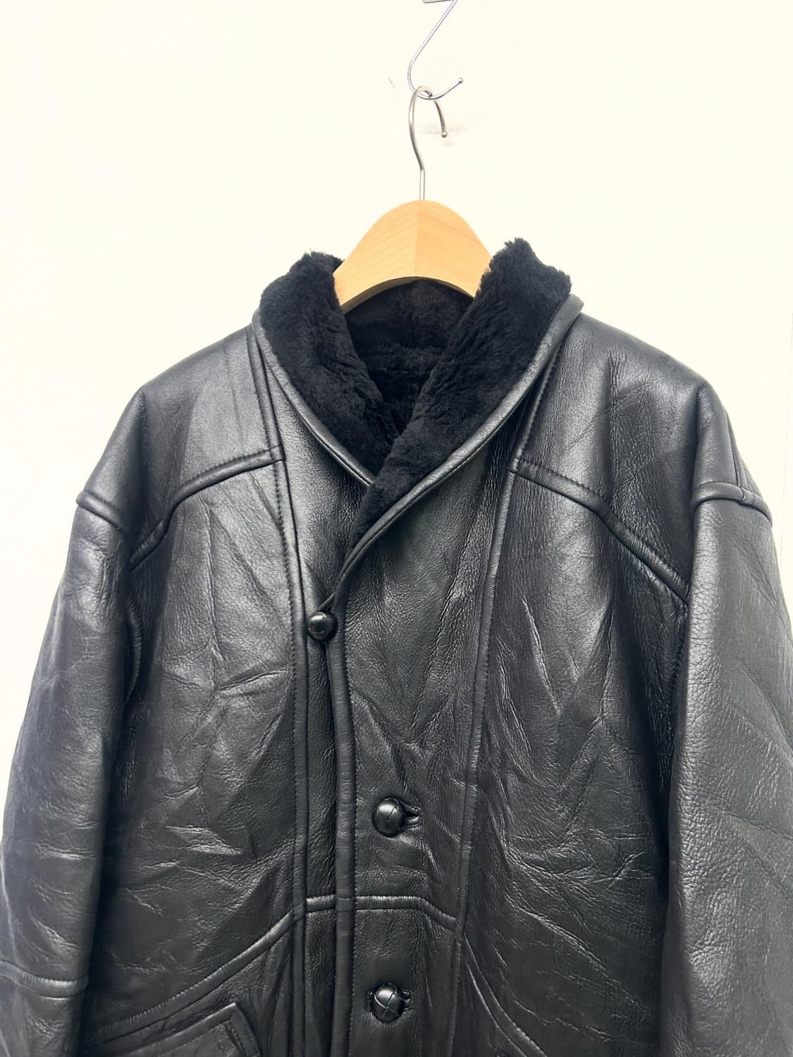 재팬 메이드 가죽 무스탕 자켓 상품이미지2