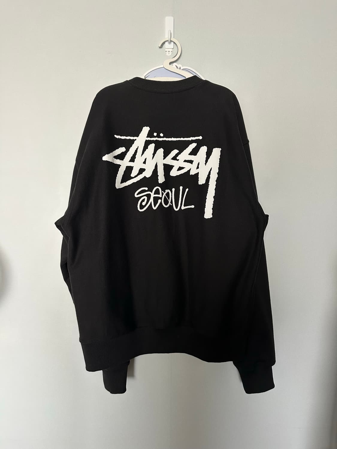 XL) 스투시 서울 크루넥 블랙 상품이미지2