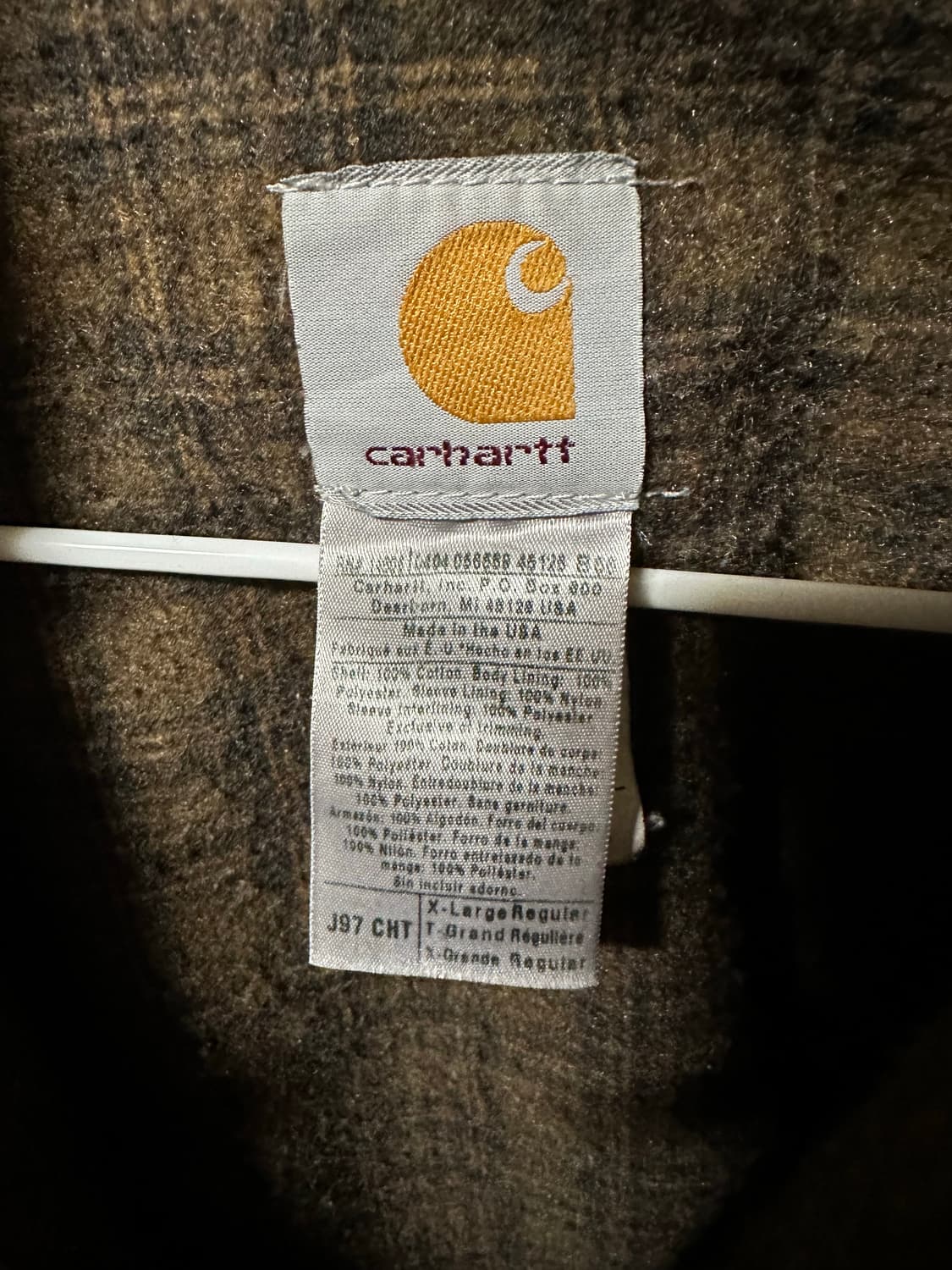 칼하트 디트로이트 자켓 j97 상품이미지2