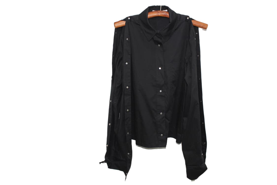 Alexander Wang 알렉산더왕 스터드 크롭 셔츠 상품이미지1