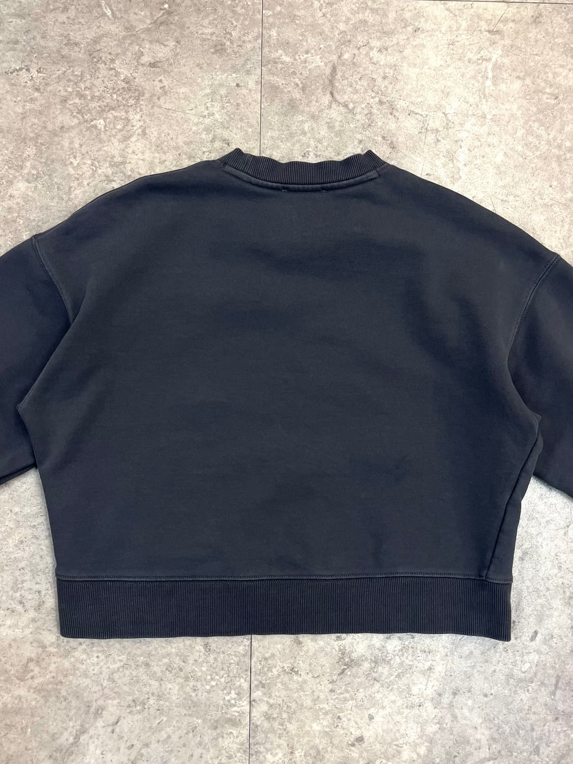 마리떼 프랑소와저버 크롭 맨투맨 차콜 M #csz4053 상품이미지7