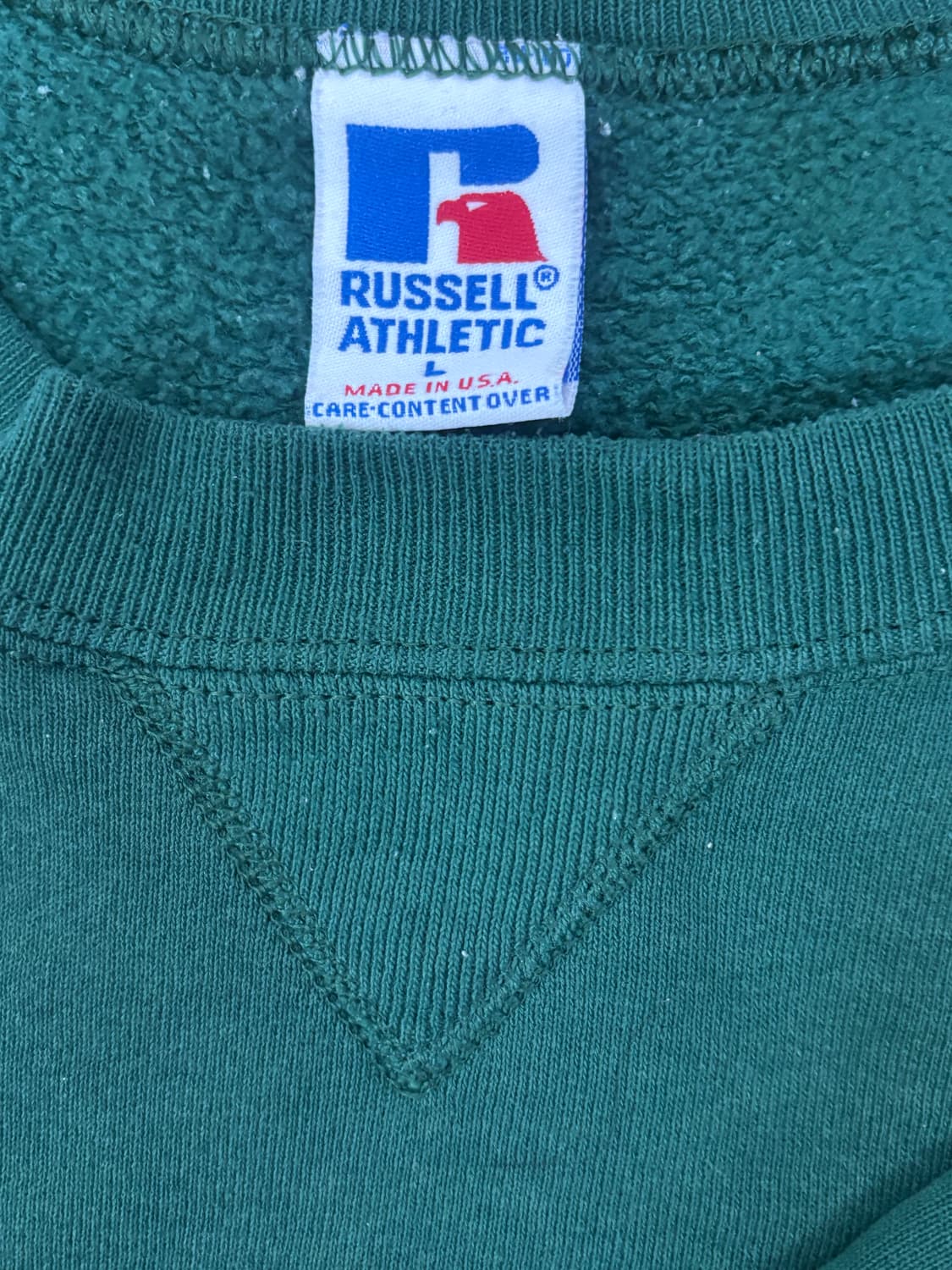 90s 러셀 맨투맨 그린 L 상품이미지2