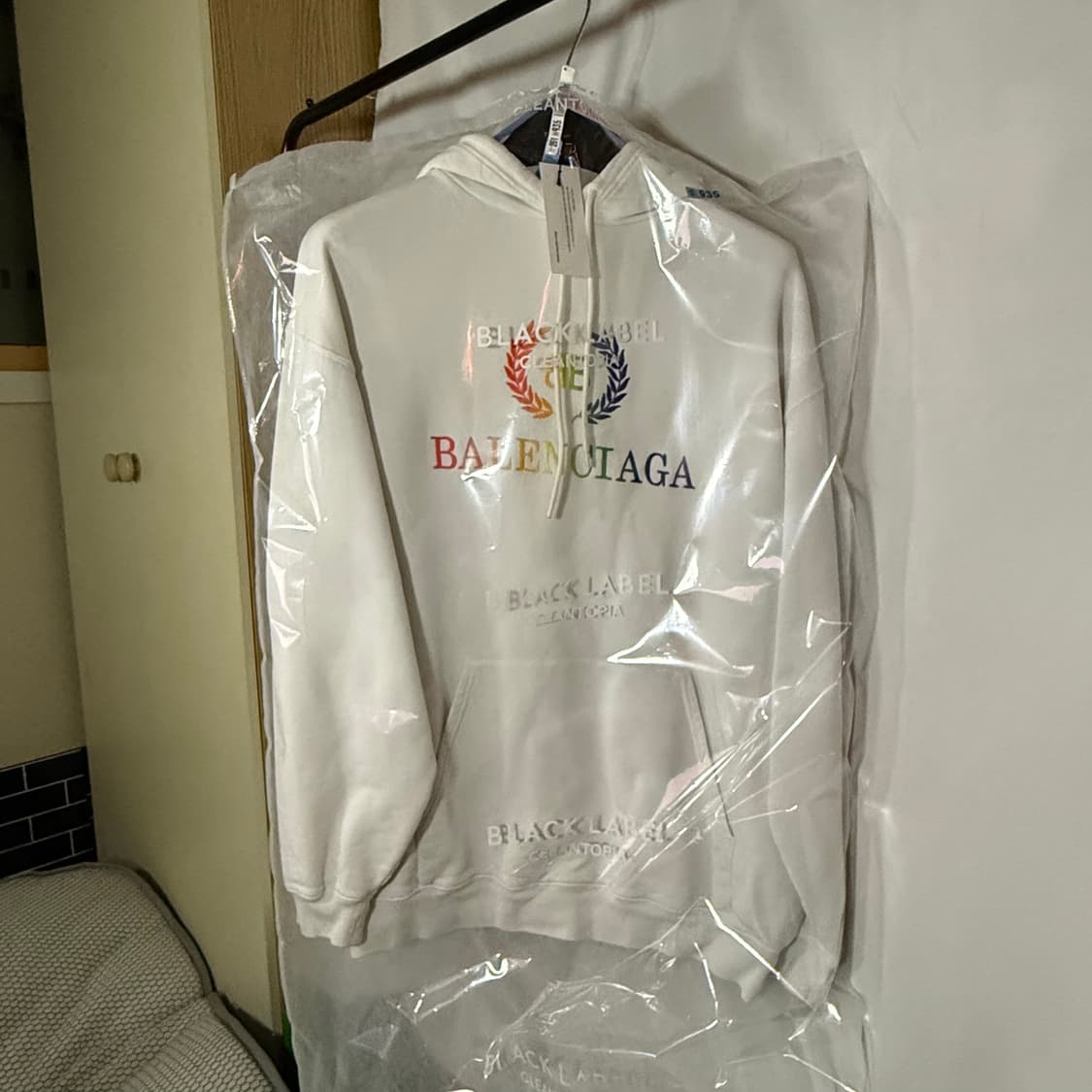 발렌시아가 레인보우 월계수 오버핏 후드티 상품이미지1