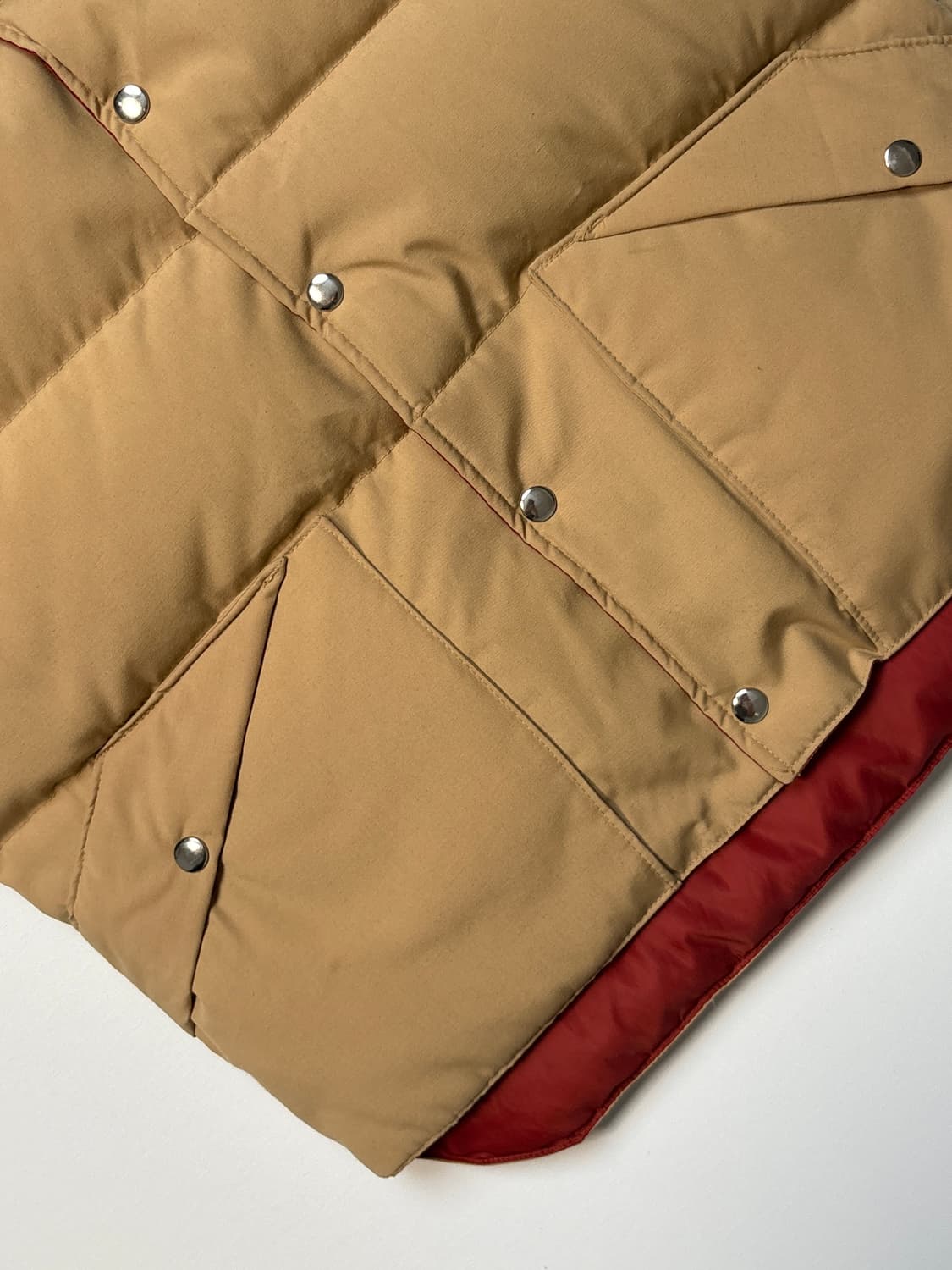 [M] DOWN WIND 패딩 베스트 베이지 korea 상품이미지5