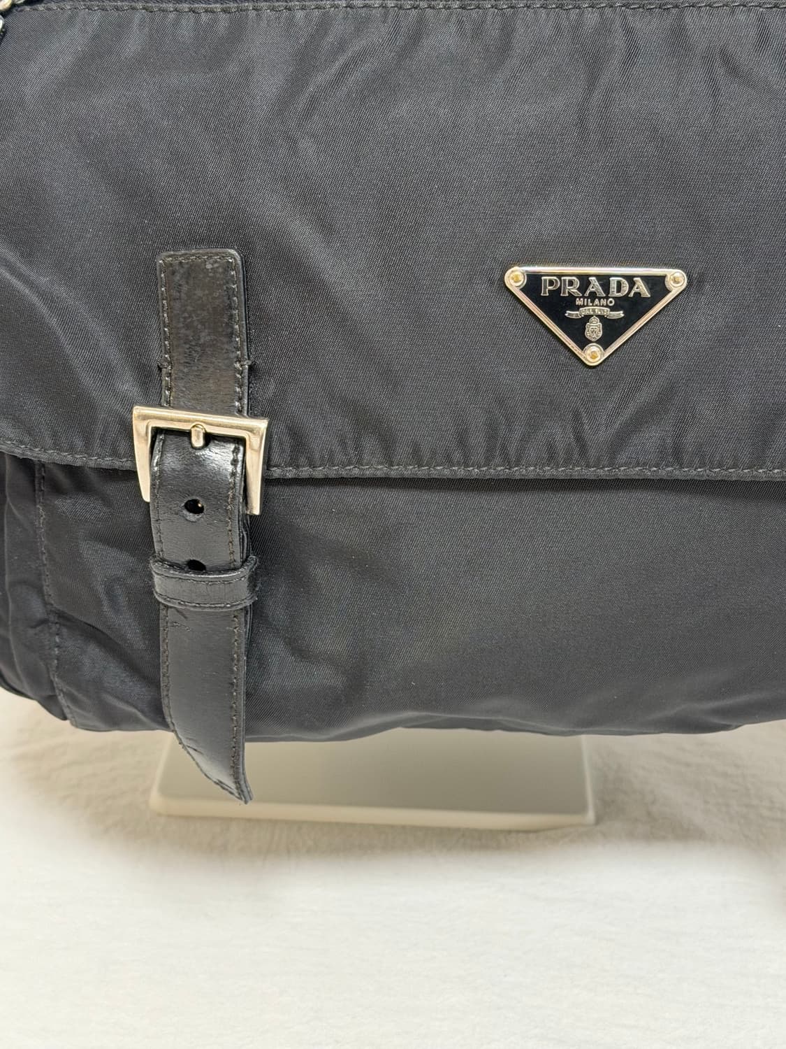 정품 프라다 포코노 나일론 원포켓 블랙 메신저백 크로스백 숄더백 상품이미지6
