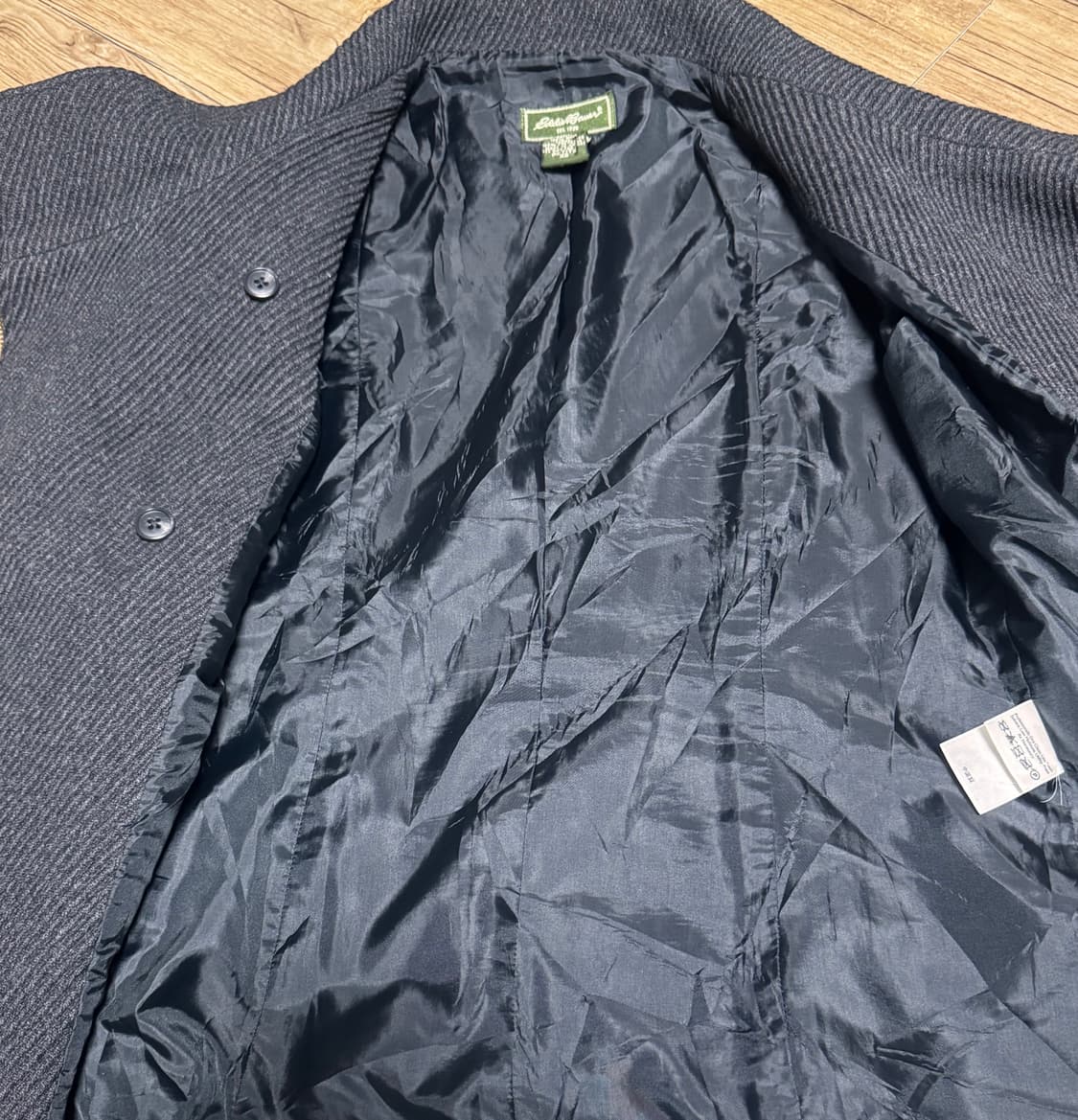 에디바우어 헤링본 비대칭 지퍼 자켓 상품이미지5