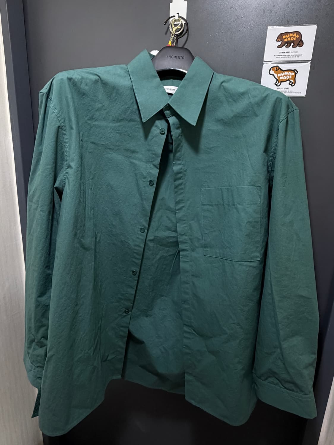 아모멘토 그린 셔츠 L 상품이미지1