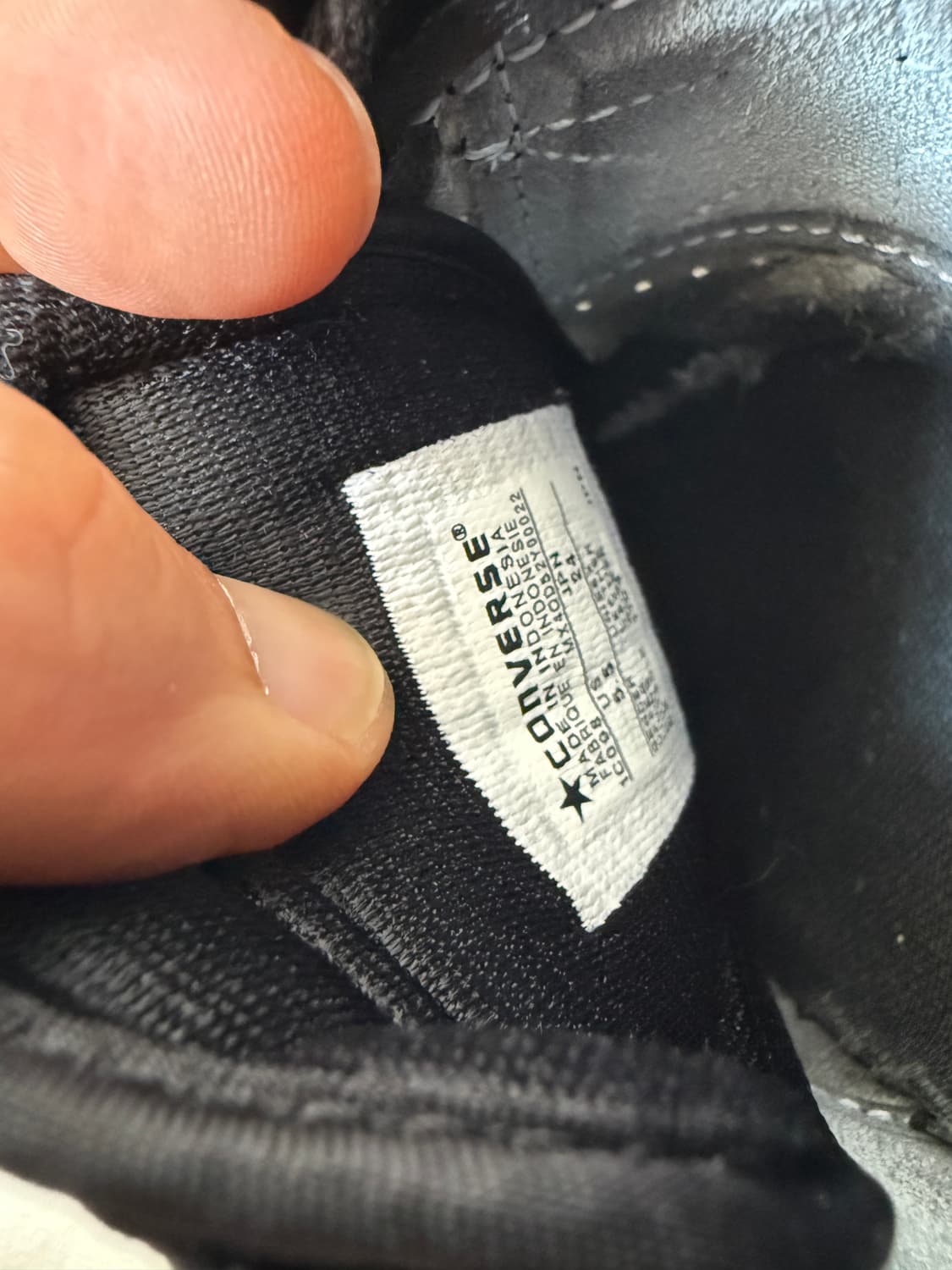 [240]컨버스(CONVERSE) 원스타 블랙 상품이미지9