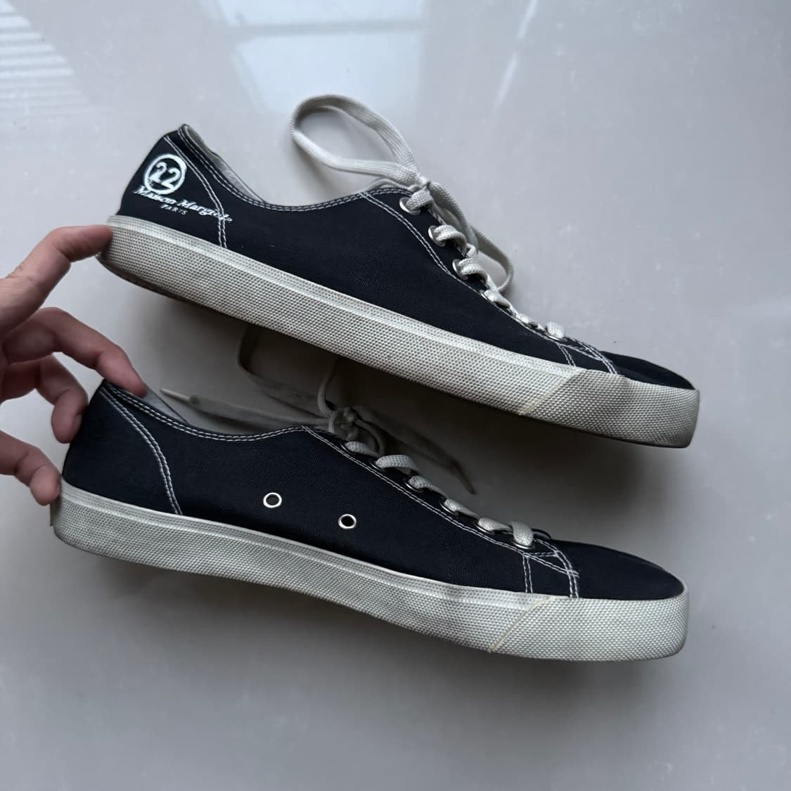 [44] 마르지엘라 타비 로우 블랙 상품이미지4