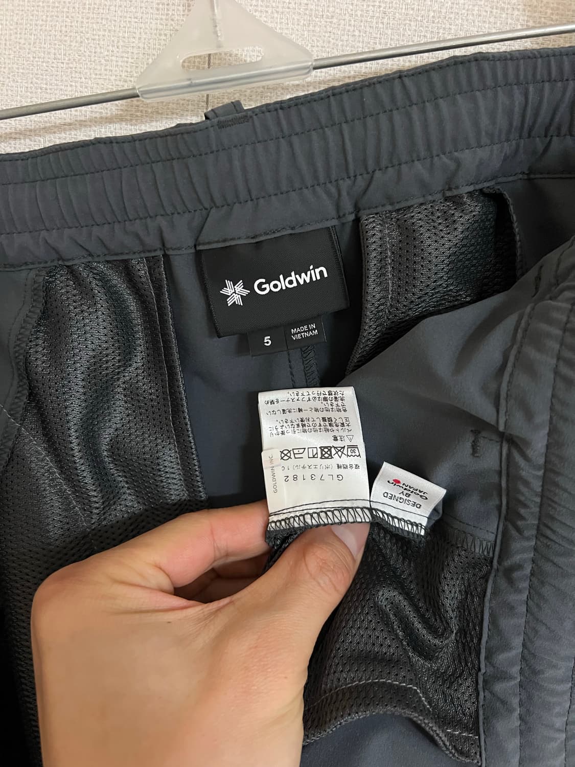 Goldwin 골드윈 원 턱 테이퍼드 라이트 팬츠 5사이즈 상품이미지6