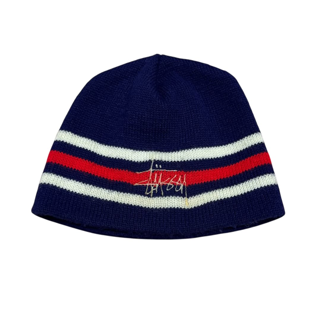 90s 빈티지 올드 스투시 네이비 비니 상품이미지1