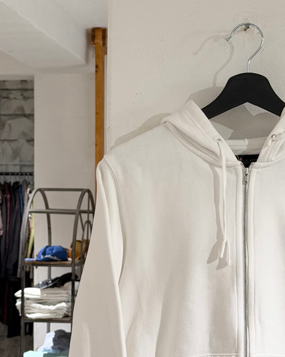 랄프로렌 화이트 핑크포니 백 프린팅 후드집업 상품이미지3