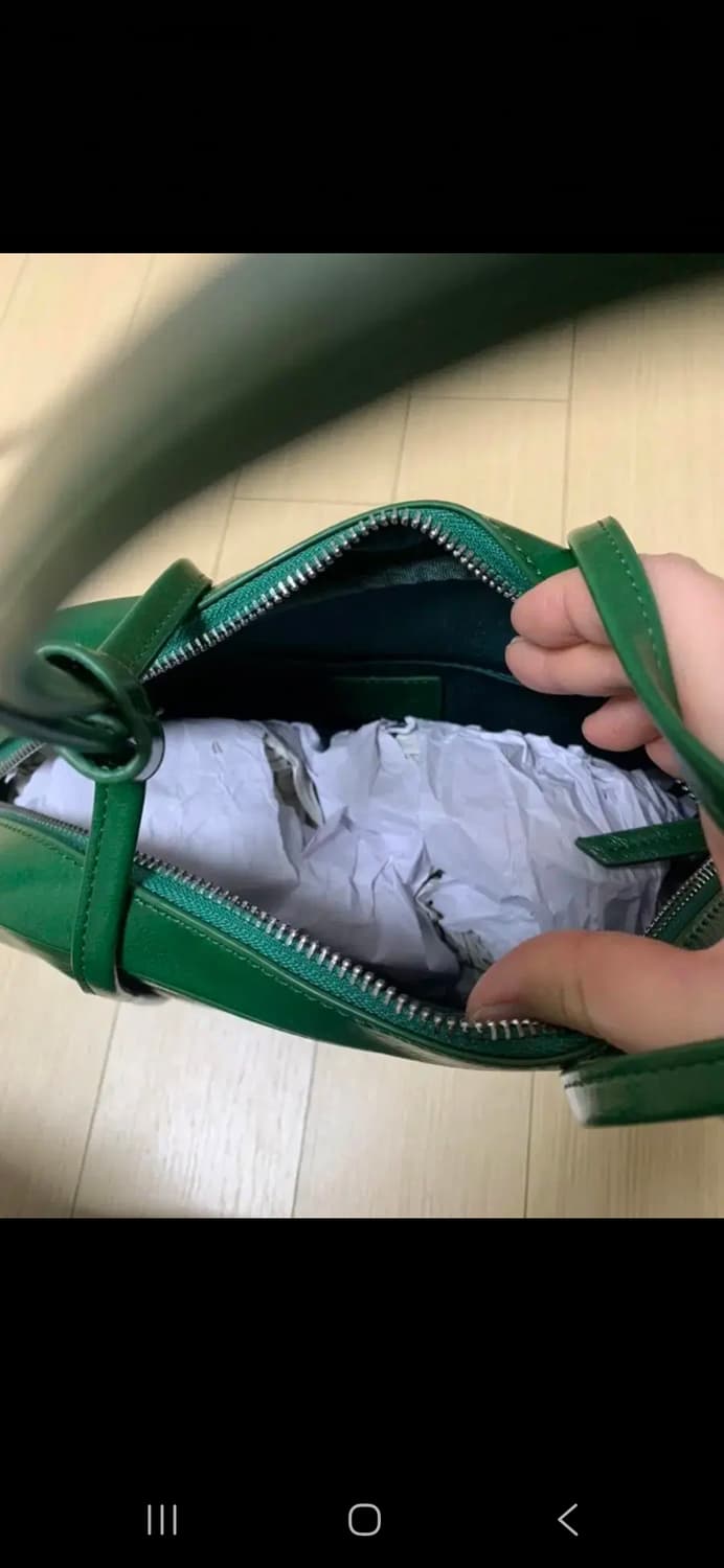 [새상품] 아더템포 빈티지 그린 숄더백 상품이미지3