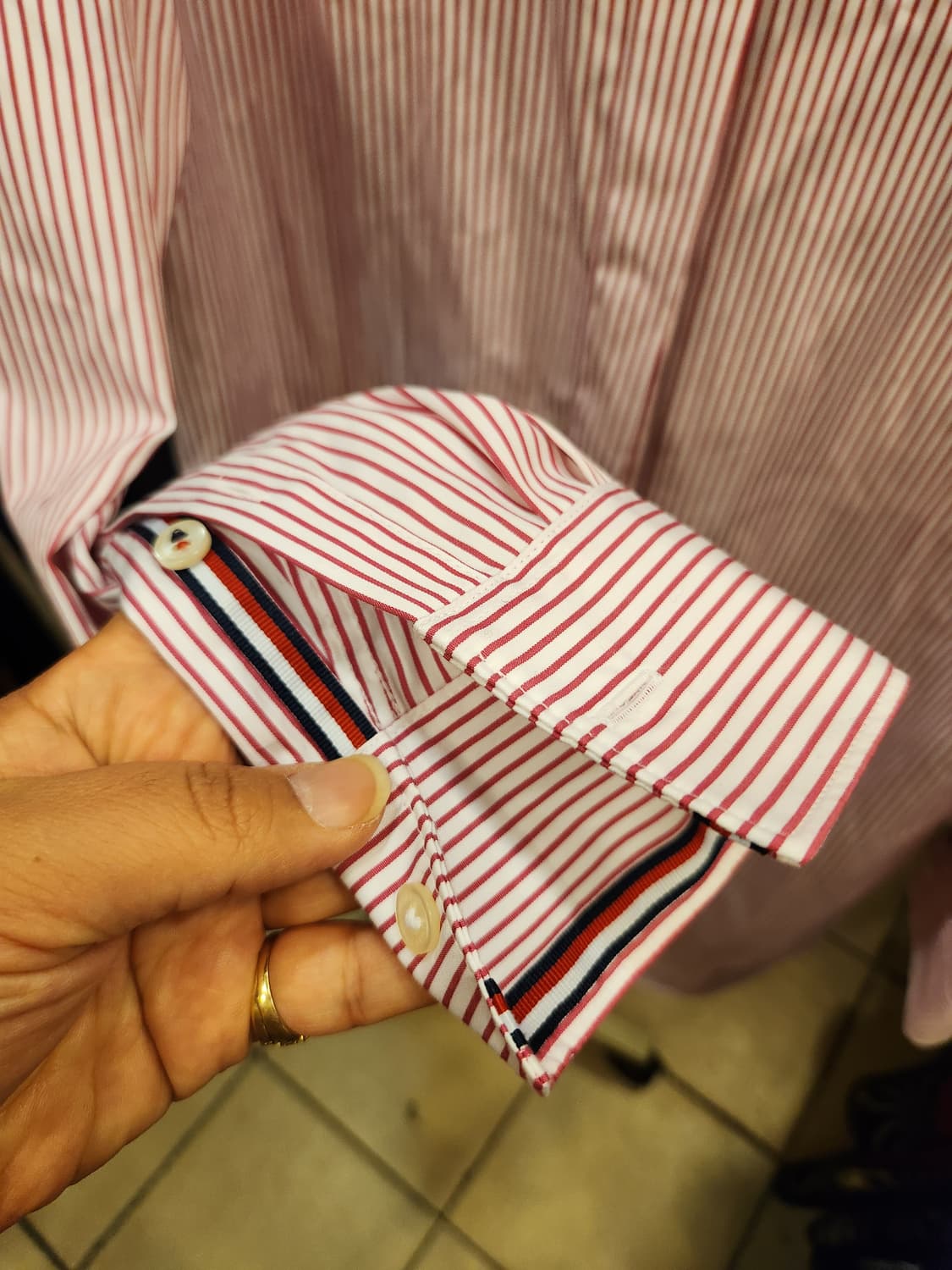 타미힐피거 스트라이프 셔츠원피스 상품이미지5