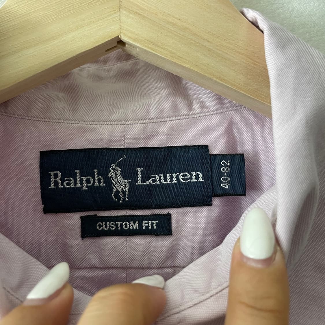 폴로 연보라 옥스포드 포니 반팔셔츠 상품이미지5