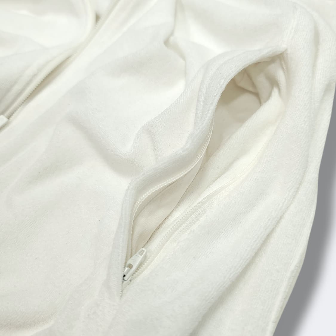 [L] 아디다스 화이트&블랙라인 오리지널 테리 슈퍼스타 져지 상품이미지7