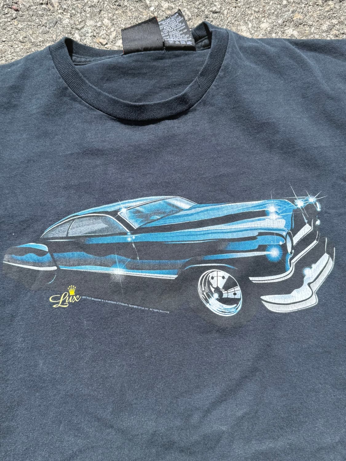90s Hot rod made in usa old car t shirt 상품이미지2