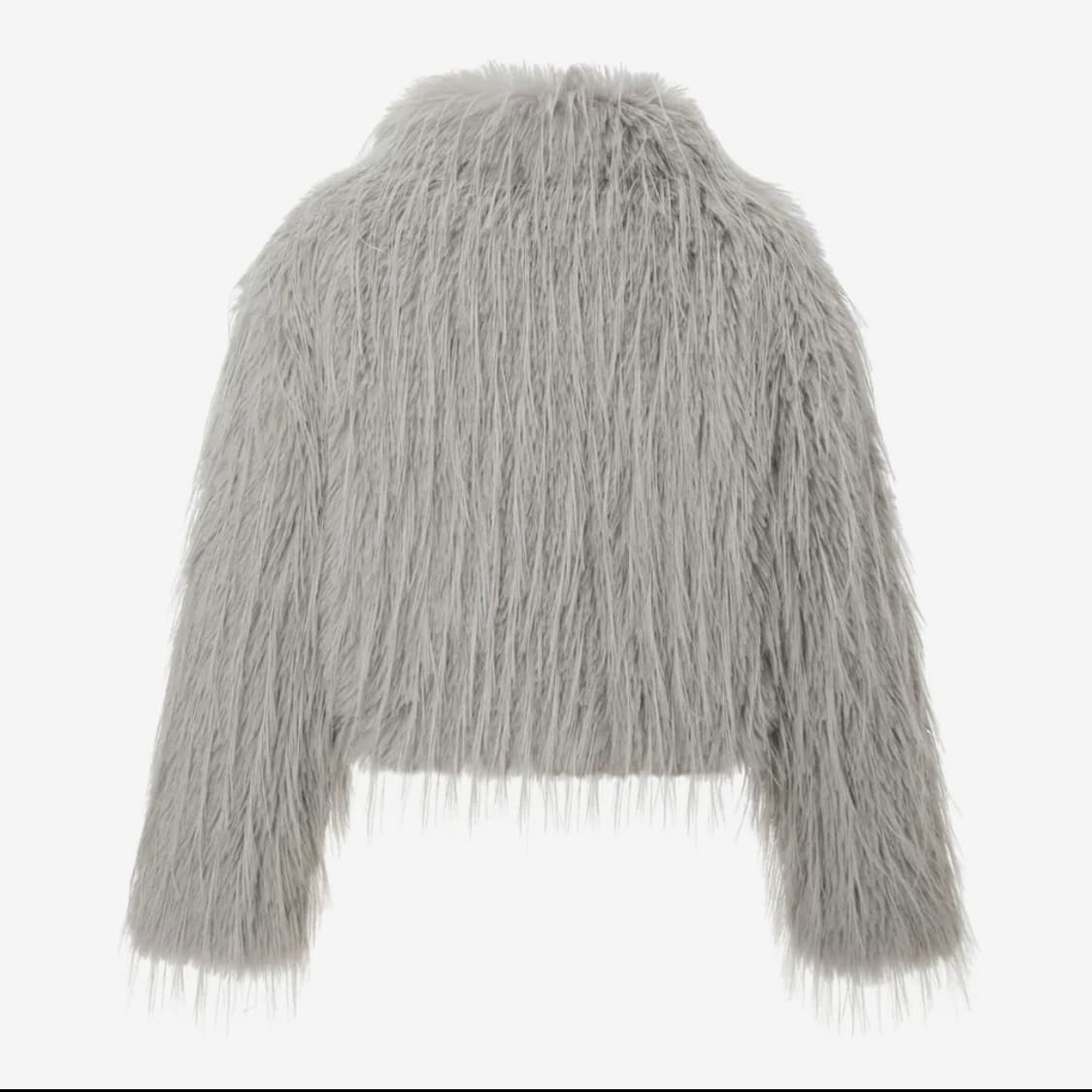 카키포인트 Shaggy Fur Jacket light gray 상품이미지6